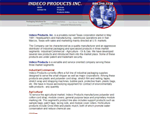 Tablet Screenshot of indecoproducts.com